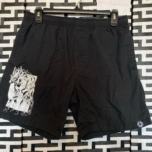 Welcome Skateboards Cropped Shorts